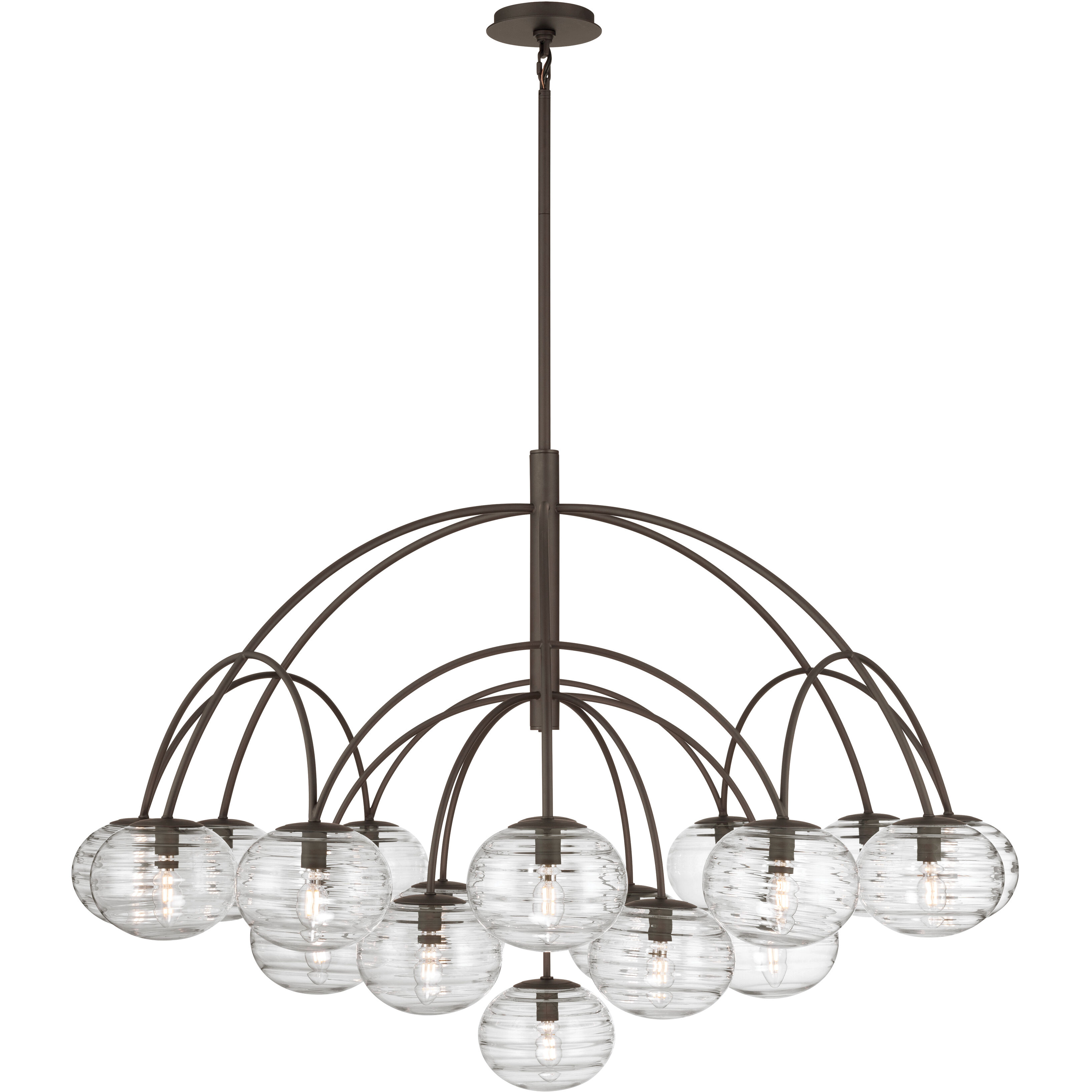Lenora 19 Light 47.75 inch Dark Bronze Chandelier Ceiling Light