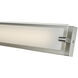 Blaze LED 40.2 inch Brushed Nickel Bath Vanity Light Wall Light