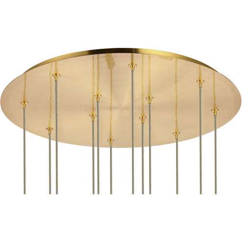 Hana 12 Light 22 inch Gold Pendant Ceiling Light