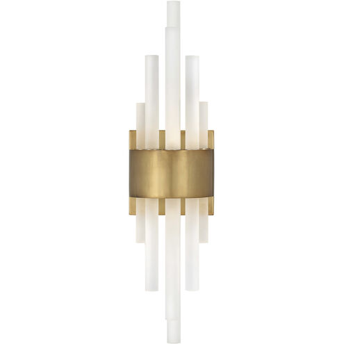 Trinity LED 5.5 inch Heritage Brass ADA Sconce Wall Light