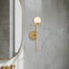 Elixir Wall Sconce Wall Light in Brushed Gold