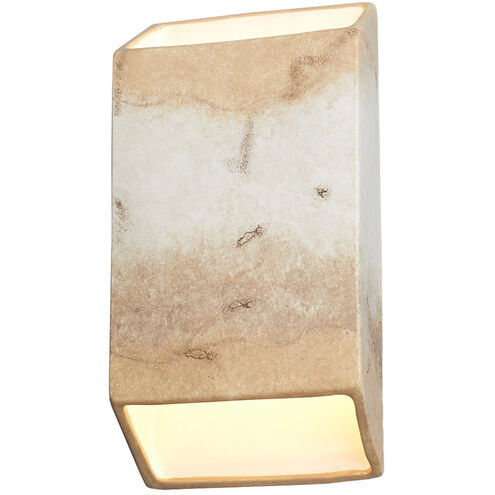 Ambiance Collection LED 14 inch Greco Travertine Outdoor Wall Sconce