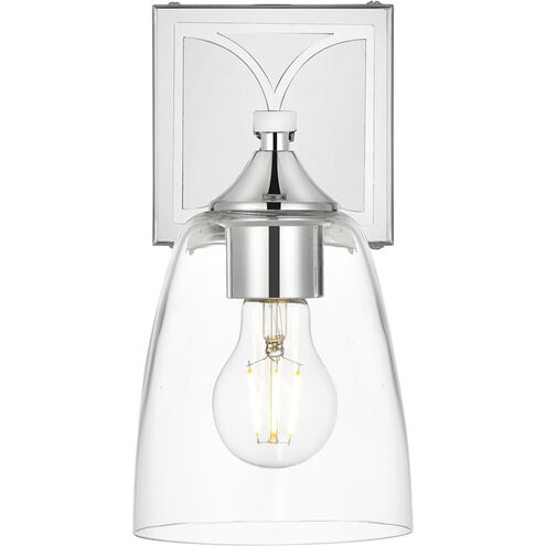 Harris 1 Light 5 inch Chrome Bath Sconce Wall Light