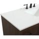 Cyrus 48 X 22 X 34 inch Walnut Vanity Sink Set