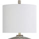 Lalita 29 inch 150.00 watt Gold Finished Poly Resin Base With Gold Metal Base Table Lamp Portable Light