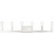 Solna 6 Light 44 inch Brushed Nickel Vanity Sconce Wall Light