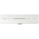 Soma 2 Light 18 inch Textured White with Brushed Nickel Finish Accents ADA Vanity Sconce Wall Light