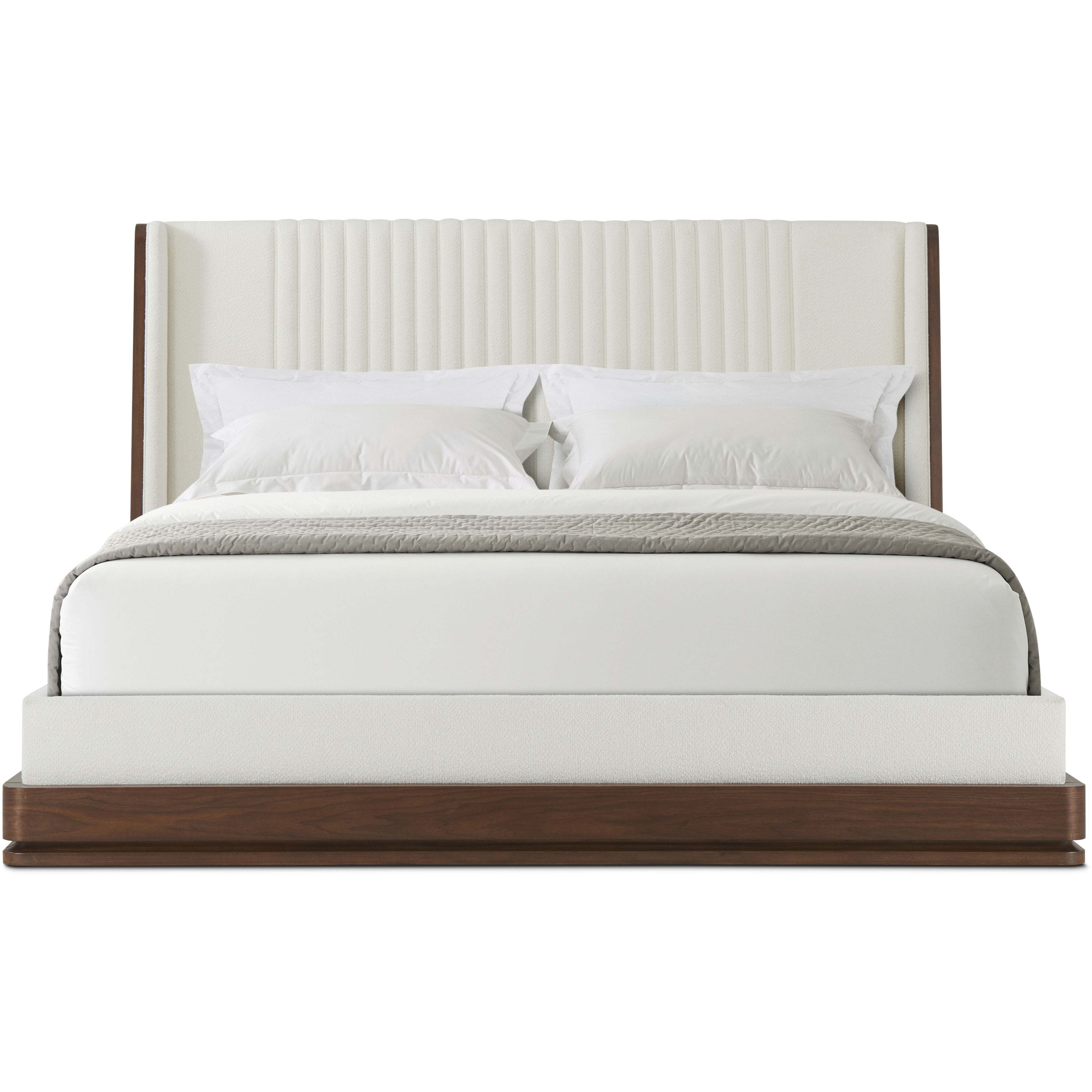 Spencer Coronet US King Bed, Wooden, Upholstered