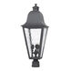 Brookridge 3 Light 30 inch Aged Copper Outdoor Post Light