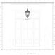 Adams 4 Light 14.25 inch Bronze with Antique Brass Finish Cluster Outdoor Extra Large Pendant Lantern Ceiling Light in Bronze with Antique Brass Accent