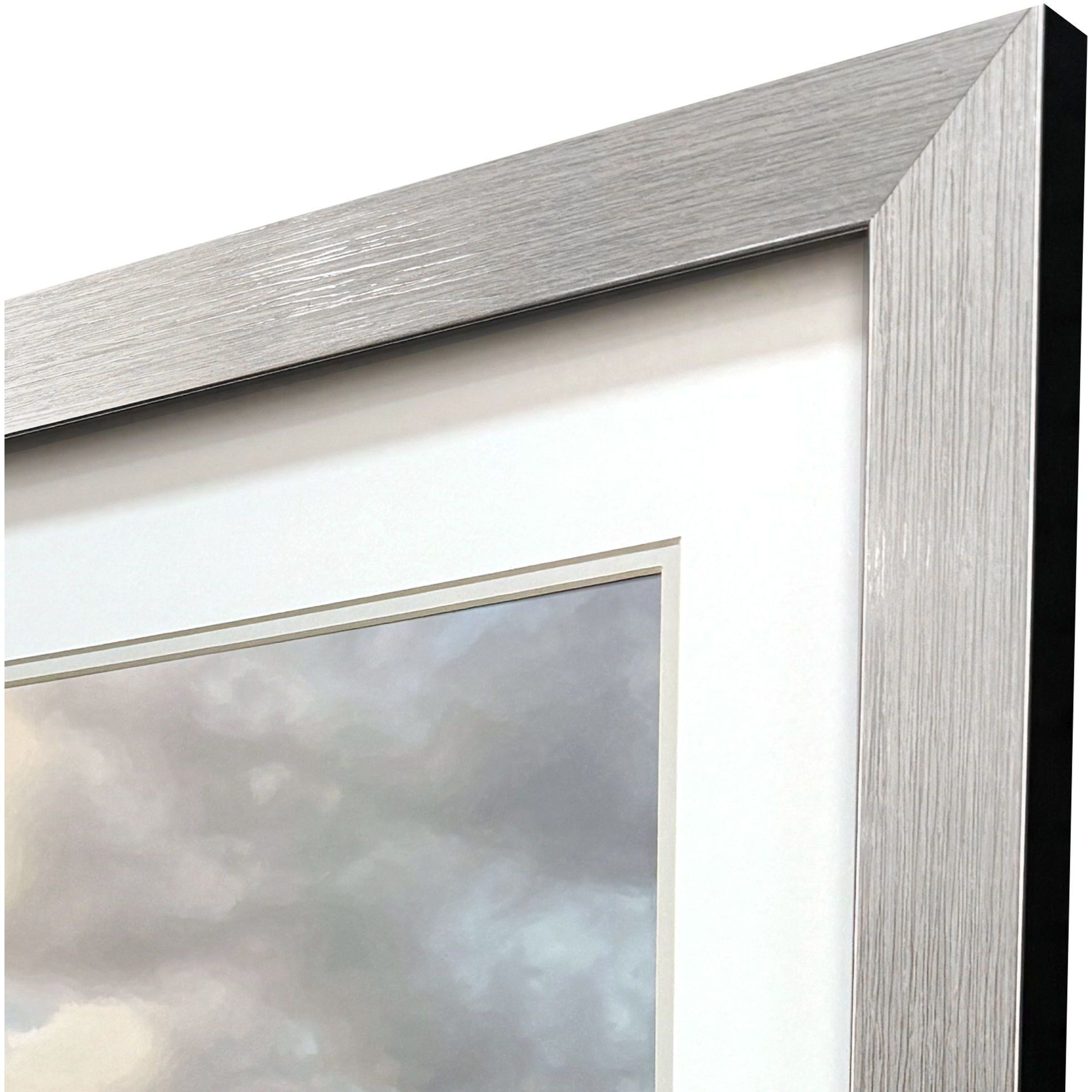 Cloudscape Dream Cloudscape Illusion Blue and Gray and Beige Framed Art, Propac