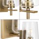 Calais 1 Light 7 inch Vintage Brass Bath Vanity Wall Light