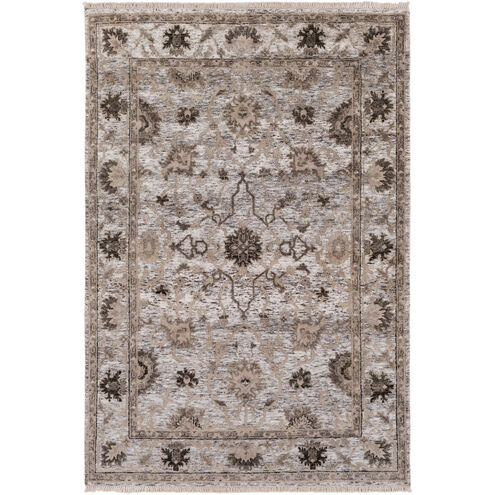 Maeva 108 X 72 inch Brown and Black Area Rug, Wool and Viscose