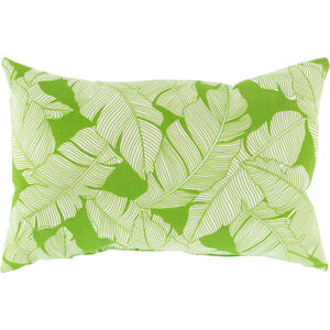 Aquinnah 20 X 13 inch Grass Green/White Pillow Cover