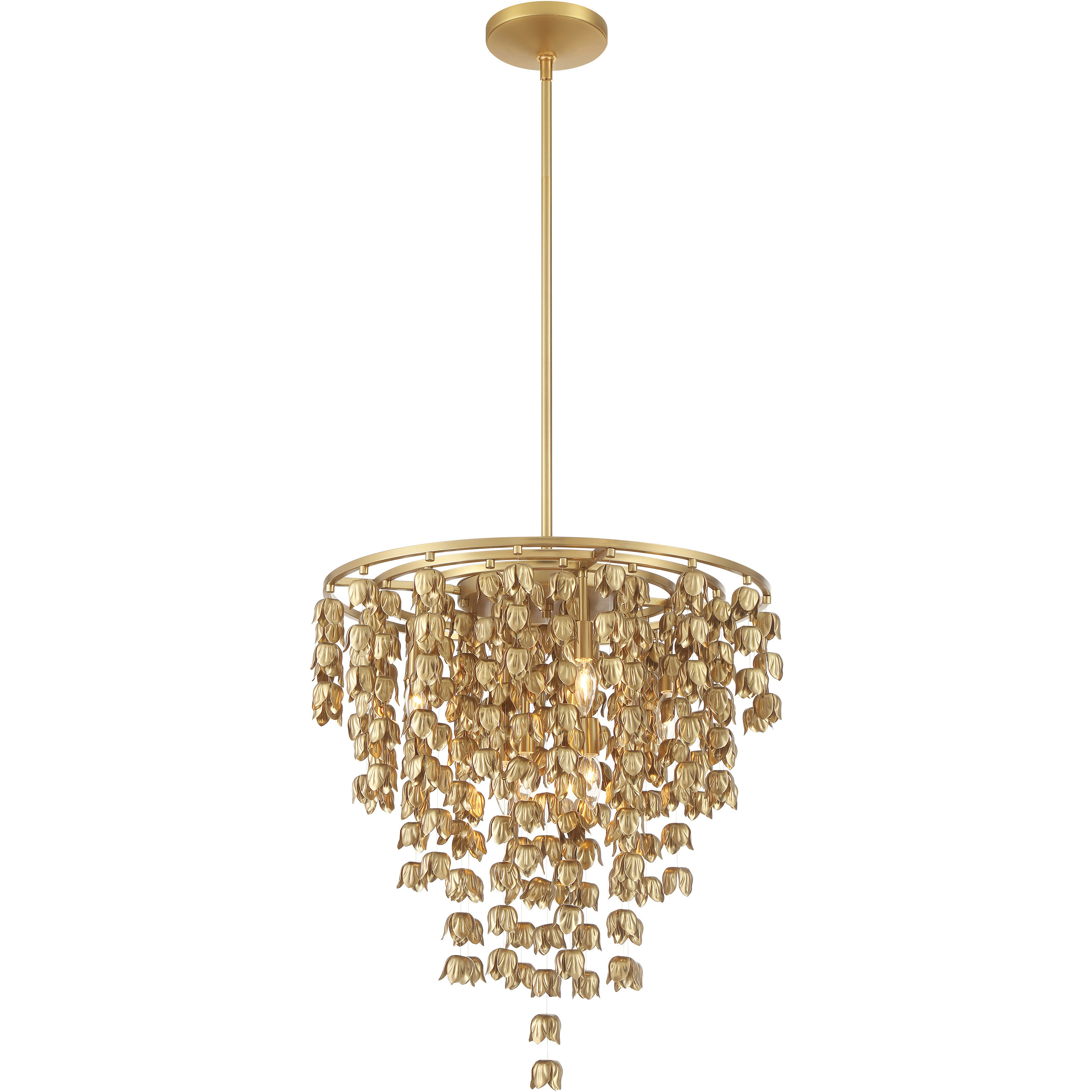 Ashgrove 8 Light 26 inch Legacy Brass Pendant Ceiling Light