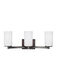 Hettinger 3 Light 20.5 inch Bronze Bath Vanity Wall Sconce Wall Light