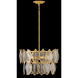 Amira 4 Light 19 inch Distressed Brass Convertible Semi Flush Ceiling Light