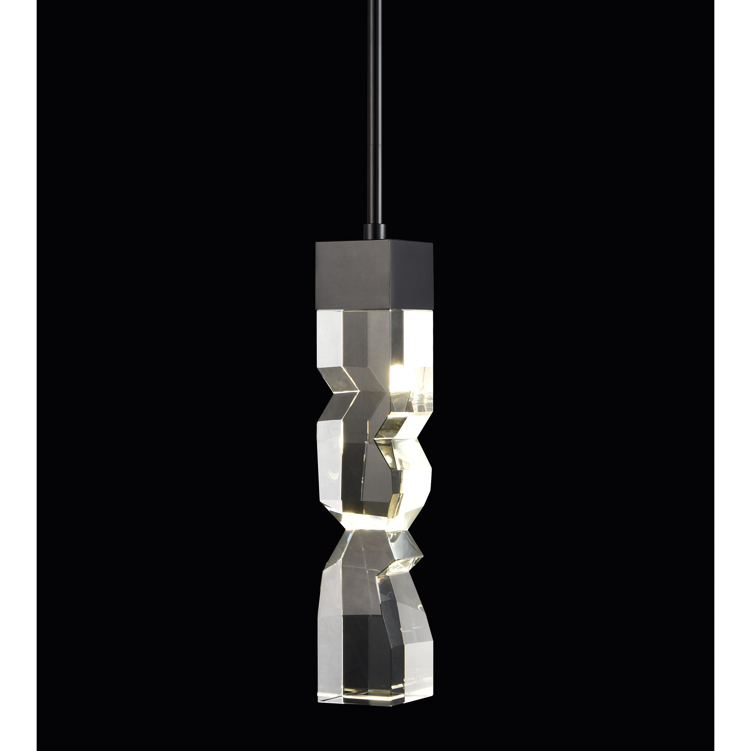 Mamadim 1 Light 5.13 inch Satin Brushed Black Mini Pendant Ceiling Light