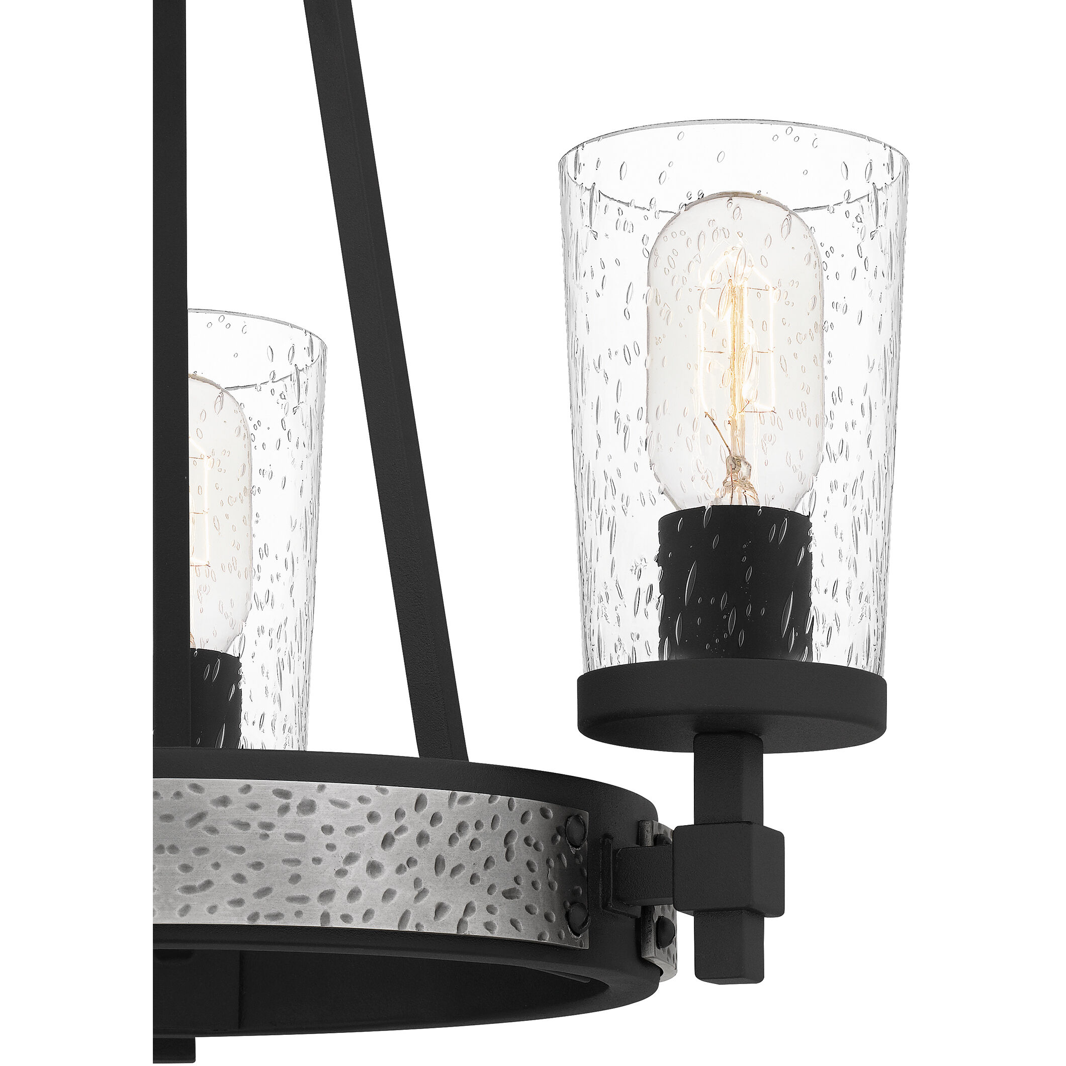 Alpine 3 Light 16 inch Earth Black Semi-Flush Mount Ceiling Light