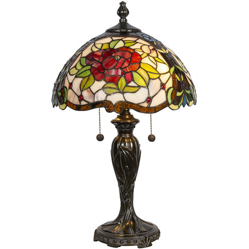 Sonoma 23.5 inch 60.00 watt Antique Bronze Tiffany Table Lamp Portable Light