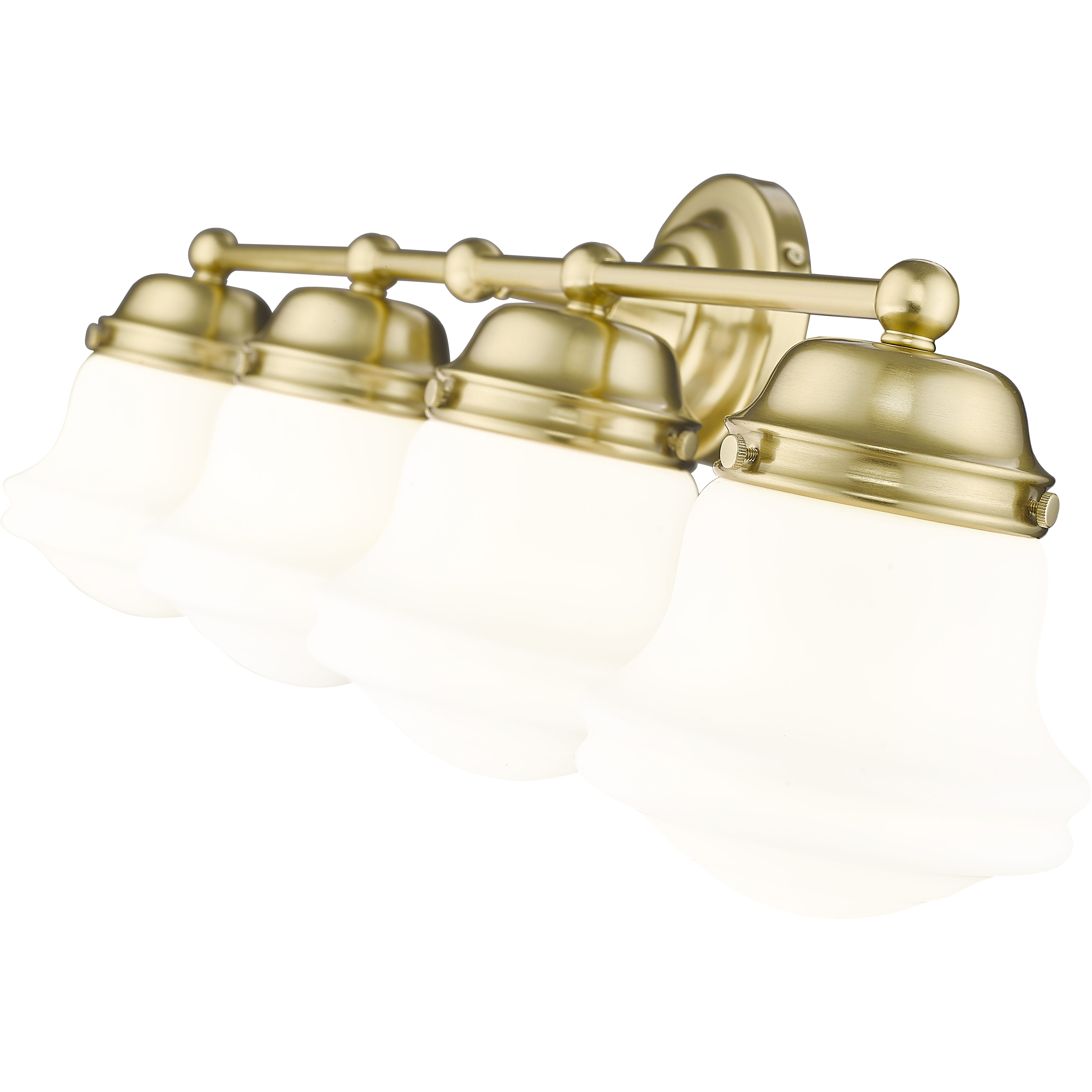 Vaughn 4 Light 31.5 inch Luxe Gold Vanity Wall Light