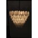 Lotus 8 Light 33 inch Matte Black Chandelier Ceiling Light, Extra Large