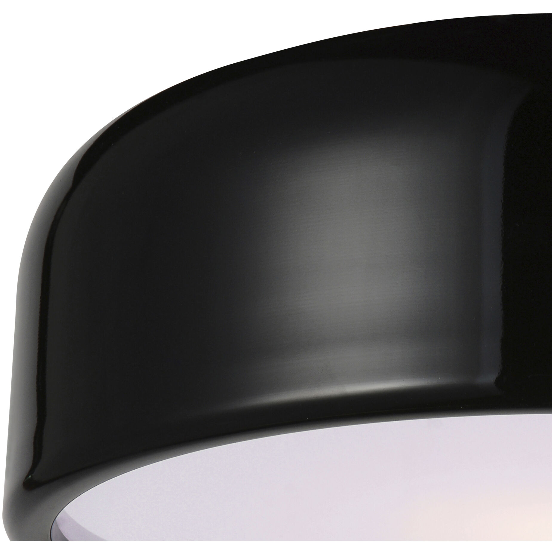 Campton 2 Light 14 inch Black Drum Shade Flush Mount Ceiling Light