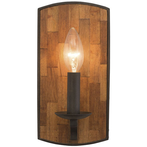 Lansdale Wall Sconce Wall Light in Black Iron