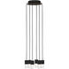 Sean Lavin Lassell 6 Light 10.4 inch Nightshade Black Chandelier Ceiling Light