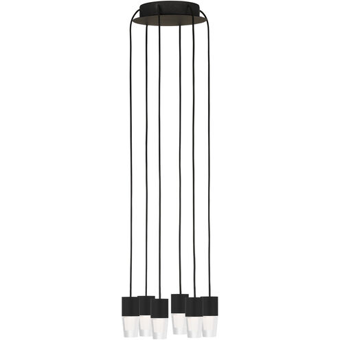 Sean Lavin Lassell 6 Light 10.4 inch Nightshade Black Chandelier Ceiling Light