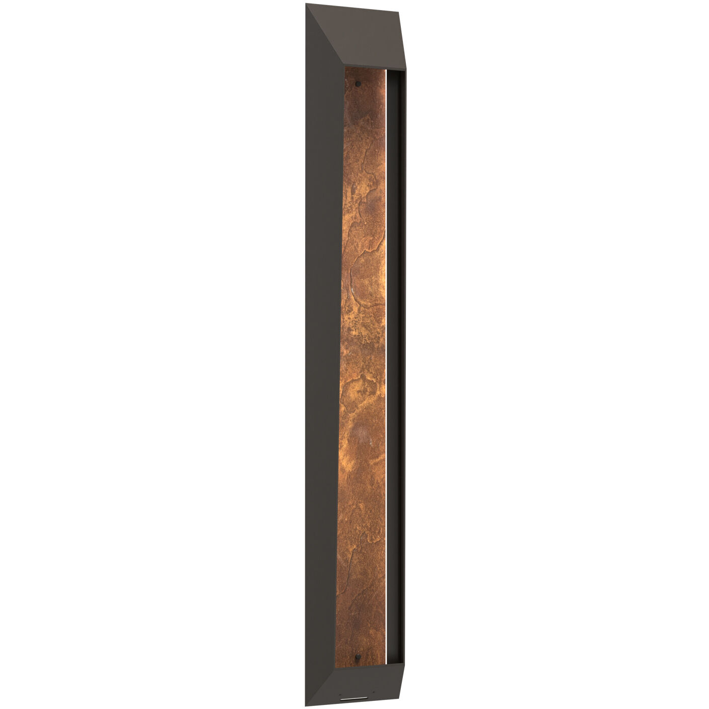 Nightfall LED 50.5 inch Statuary Bronze with Sienna Slate Outdoor Sconce, Large
