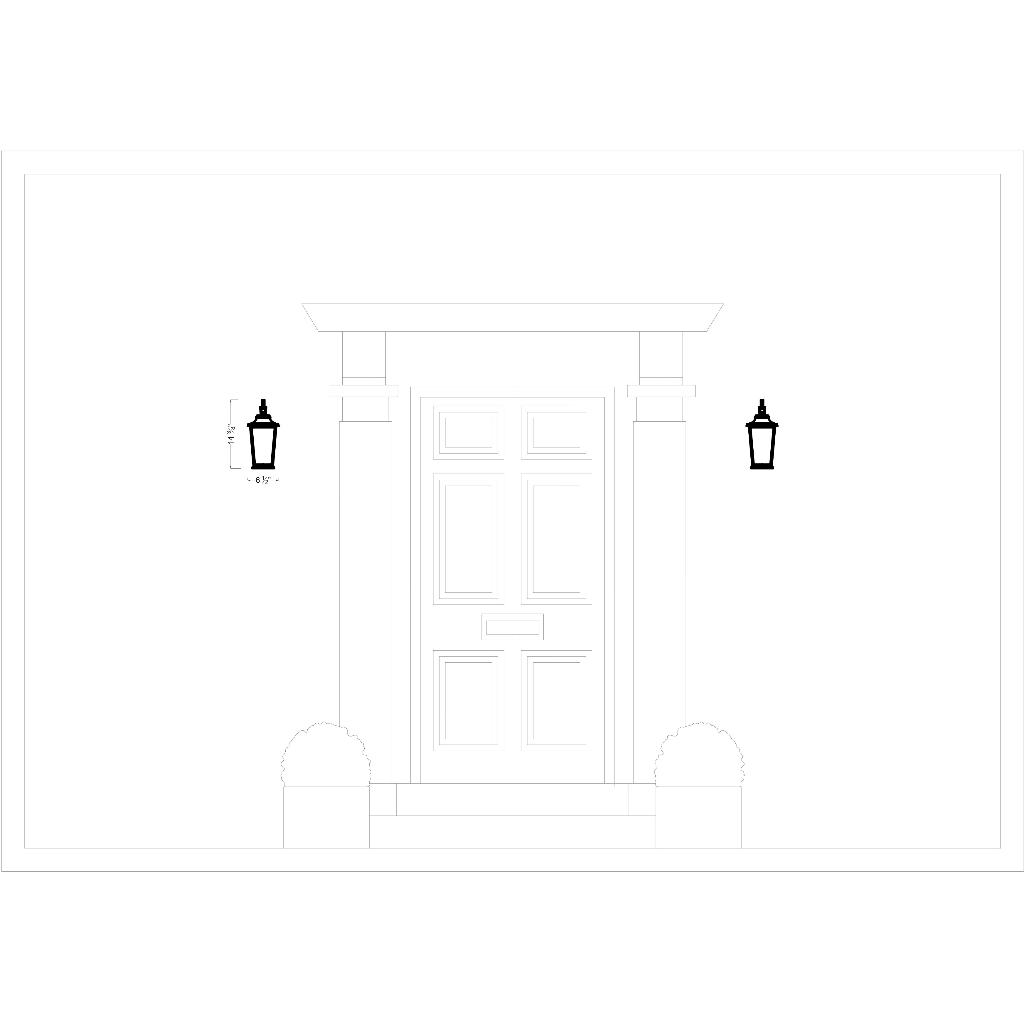 Sean Lavin Warren LED 14.38 inch Textured Black Outdoor Wall Lantern