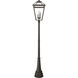 Talbot 4 Light 116.75 inch Oil Rubbed Bronze Outdoor Post Mounted Fixture