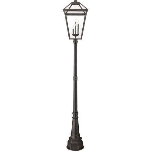 Talbot 4 Light 116.75 inch Oil Rubbed Bronze Outdoor Post Mounted Fixture