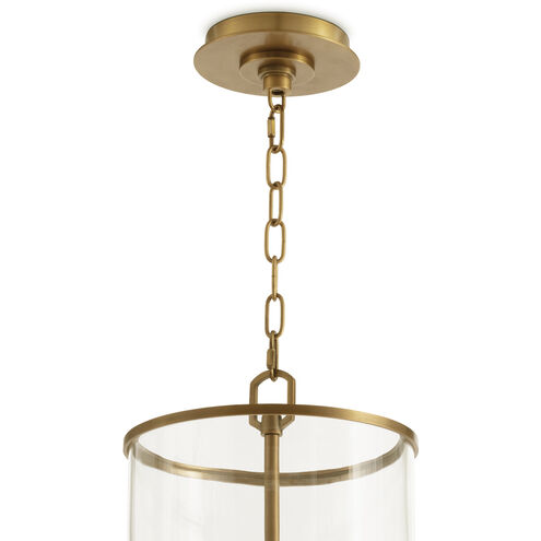 Southern Living Adria 3 Light 9.75 inch Natural Brass Pendant Ceiling Light
