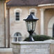 Windsor 1 Light 20.38 inch Black Outdoor Post Light, Solar