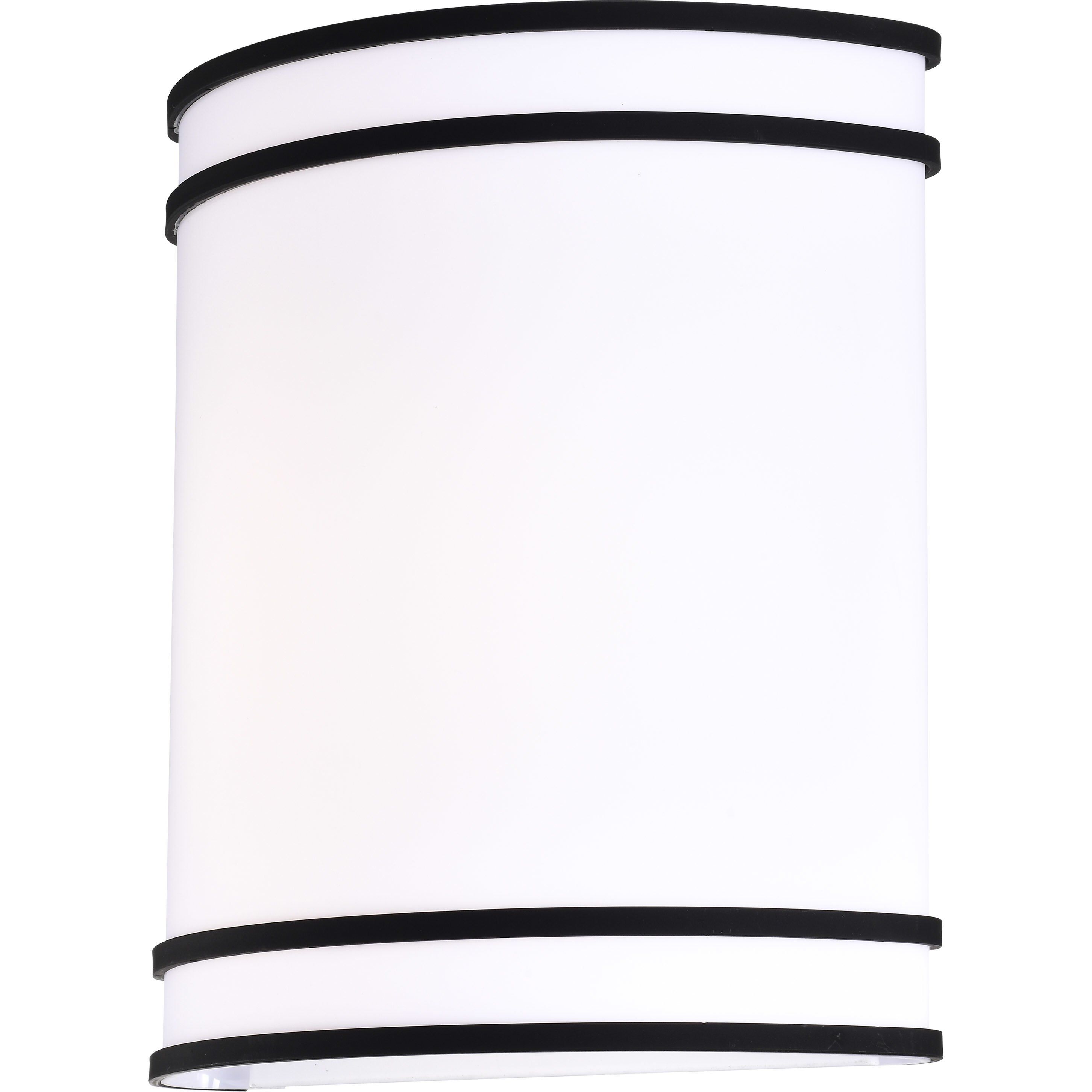 Glamour LED 9 inch Matte Black ADA Wall Sconce Wall Light