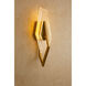 Down the Wrong Path 1 Light 9.5 inch Brass Kisser Wall Sconce Wall Light