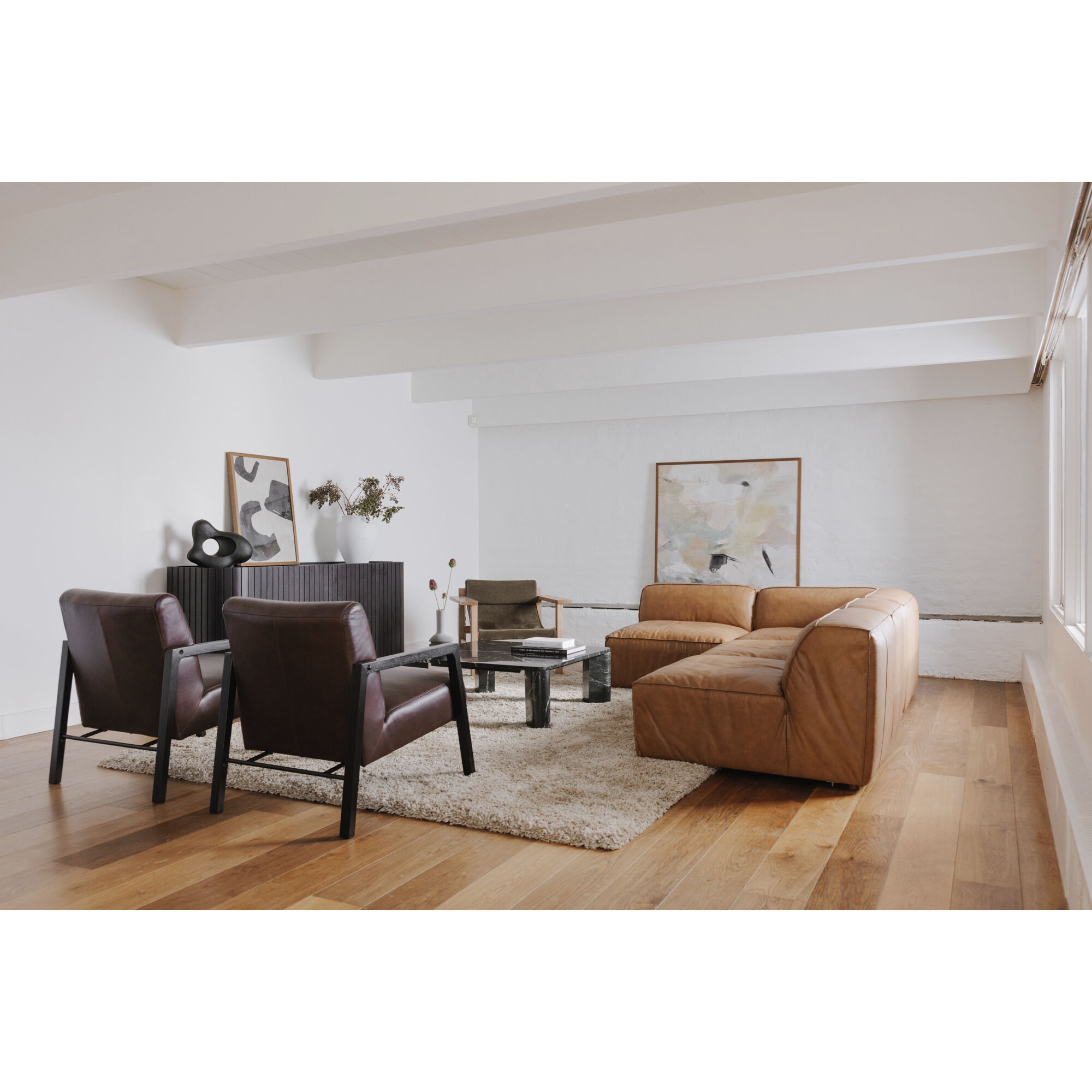 Form Sonoran Tan Slipper Chair