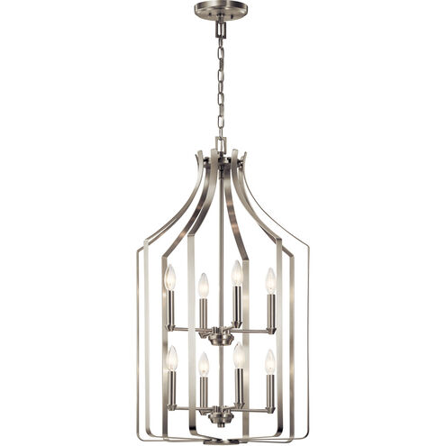 Morrigan 8 Light 19 inch Brushed Nickel Chandelier Foyer Ceiling Light