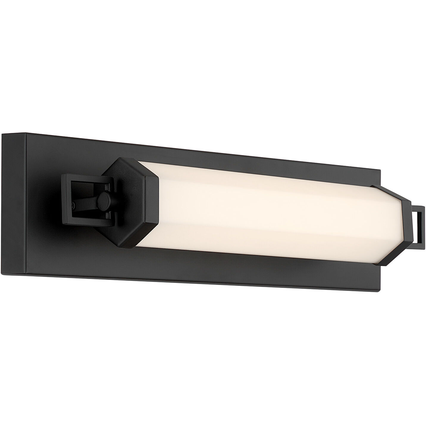 Parker LED 18 inch Black Lustre Bathroom Vanity Light Wall Light