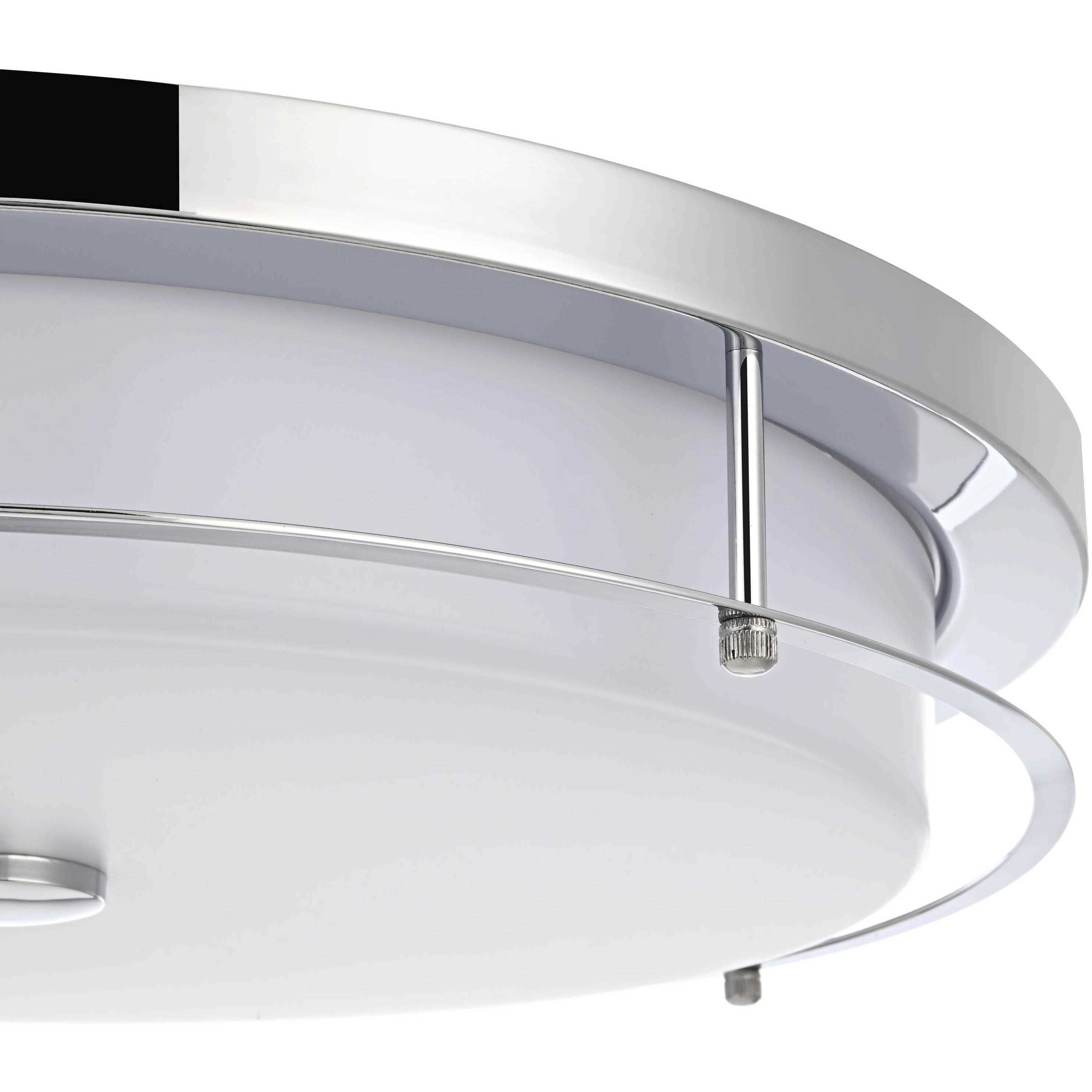 Kolson 1 Light 20 inch Chrome Flush Mount Ceiling Light