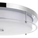 Kolson 1 Light 20 inch Chrome Flush Mount Ceiling Light