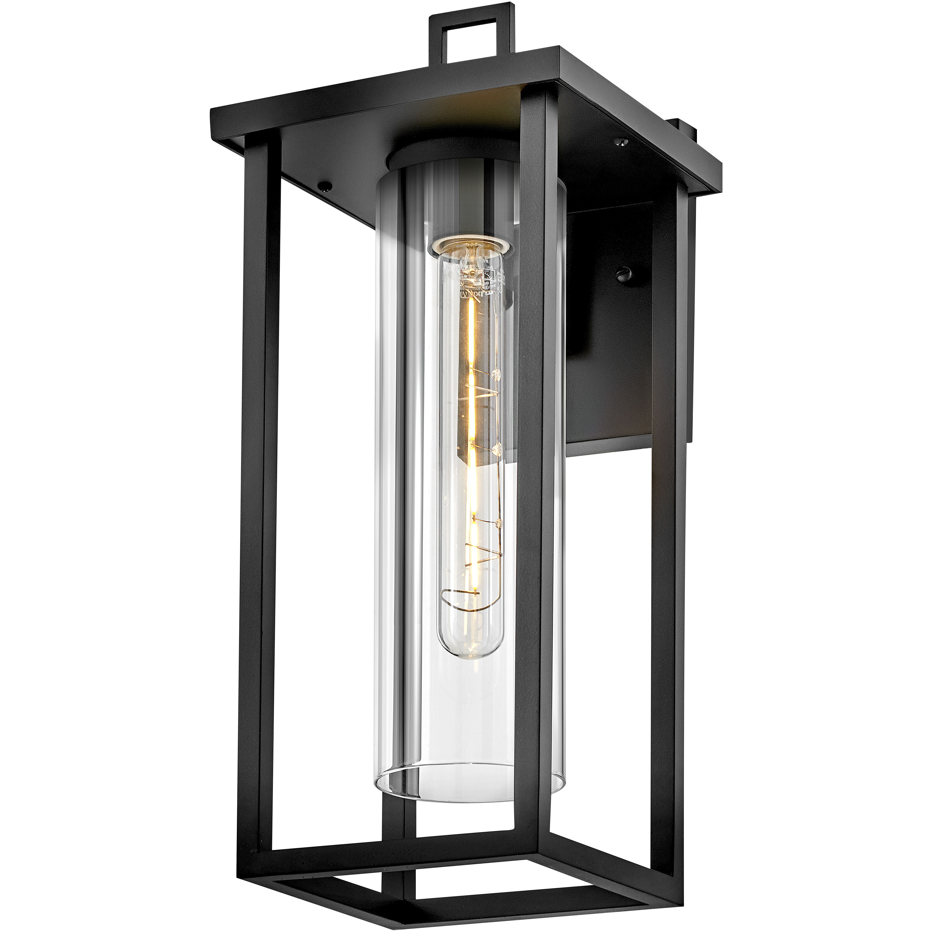 Mateo LED 17 inch Black Outdoor Wall Mount