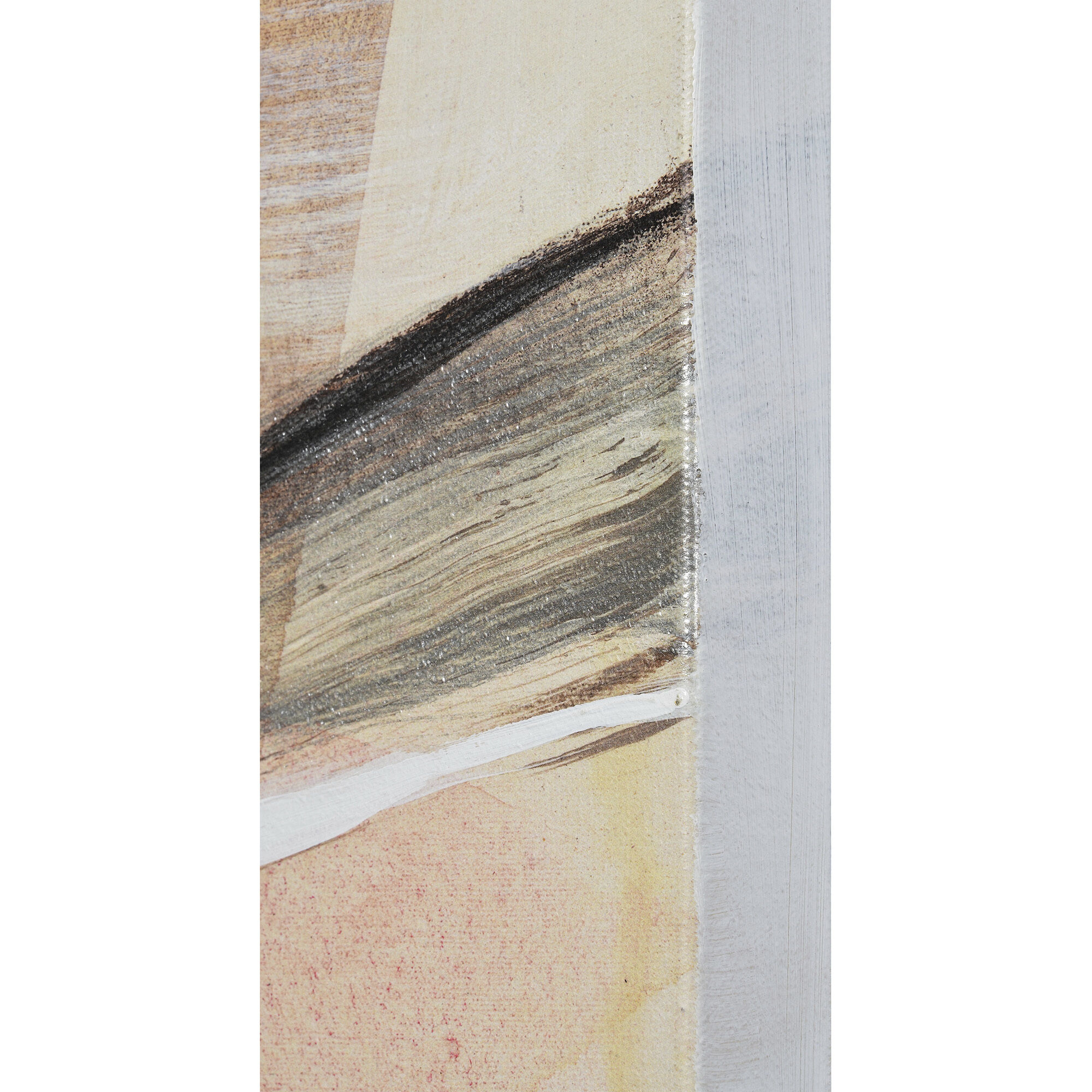 Curiosity Multicolor Water Color and Black Lines Canvas Art, Set of 2