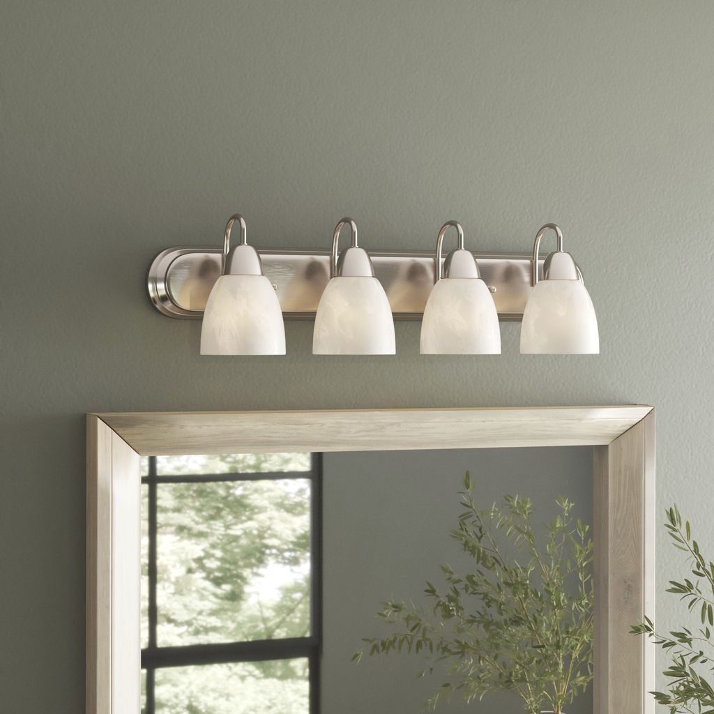 Torino 4 Light 30 inch Brushed Nickel Bath Bar Wall Light