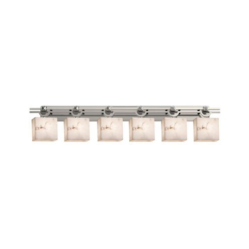 LumenAria 59 inch Brushed Nickel Bath Bar Wall Light