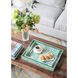 Anita Green Tray, Rectangular