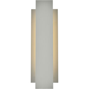 Raine 17 inch Silver Outdoor Wall Light