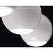 Patruno LED 12 inch Matte White Chandelier Ceiling Light